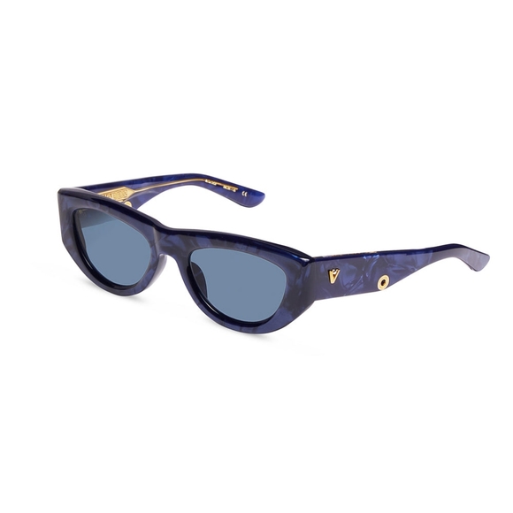 Vada Accessories - Vada Tokio Sunglasses in Sapphire/Navy